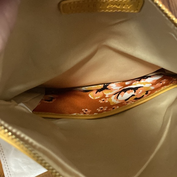 Rachel Pally Reversible Clutch Peach/ Gold with Dust Bag - Picture 4 of 5